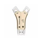 Lector Micro SD 4 en 1 con Adaptador USB/Tipo C para iPhone, iPad, MacBook y Android - Imagen 4